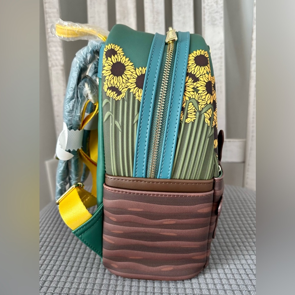 Loungefly Dreamworks Shrek & Donkey Sunflower Fields Mini Backpack & Wal… - Picture 6 of 13